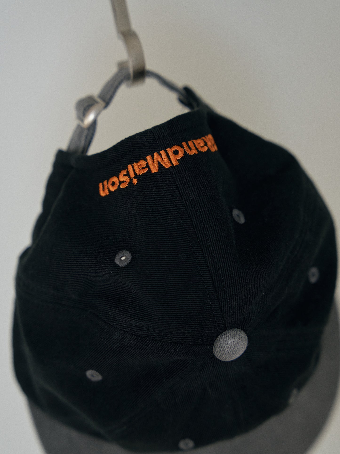 Grand Maison Washed Ball Cap - Black