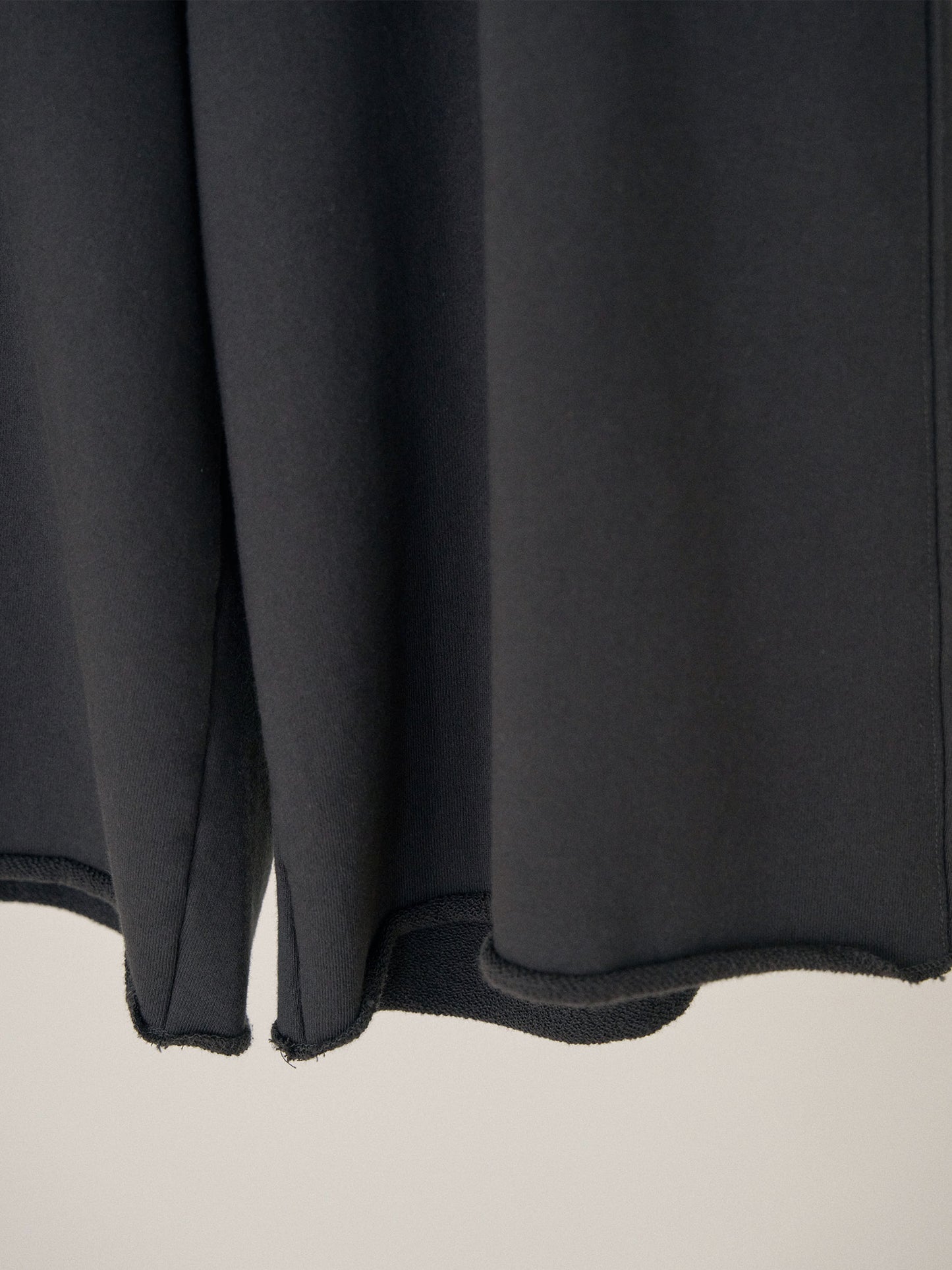 Cutoff Half Sweatpants - Charcoal