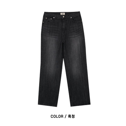 Washed Jeans BLACK