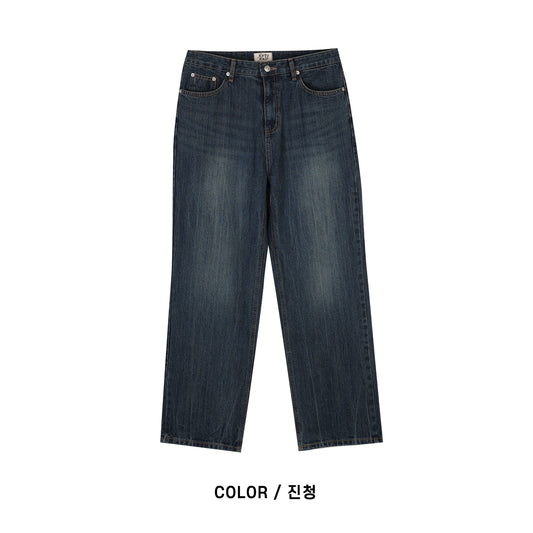 Washed Jeans DEEP BLUE