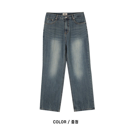 Washed Jeans MID BLUE