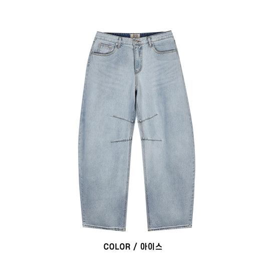 Balloon Washed Jeans ICE BLUE