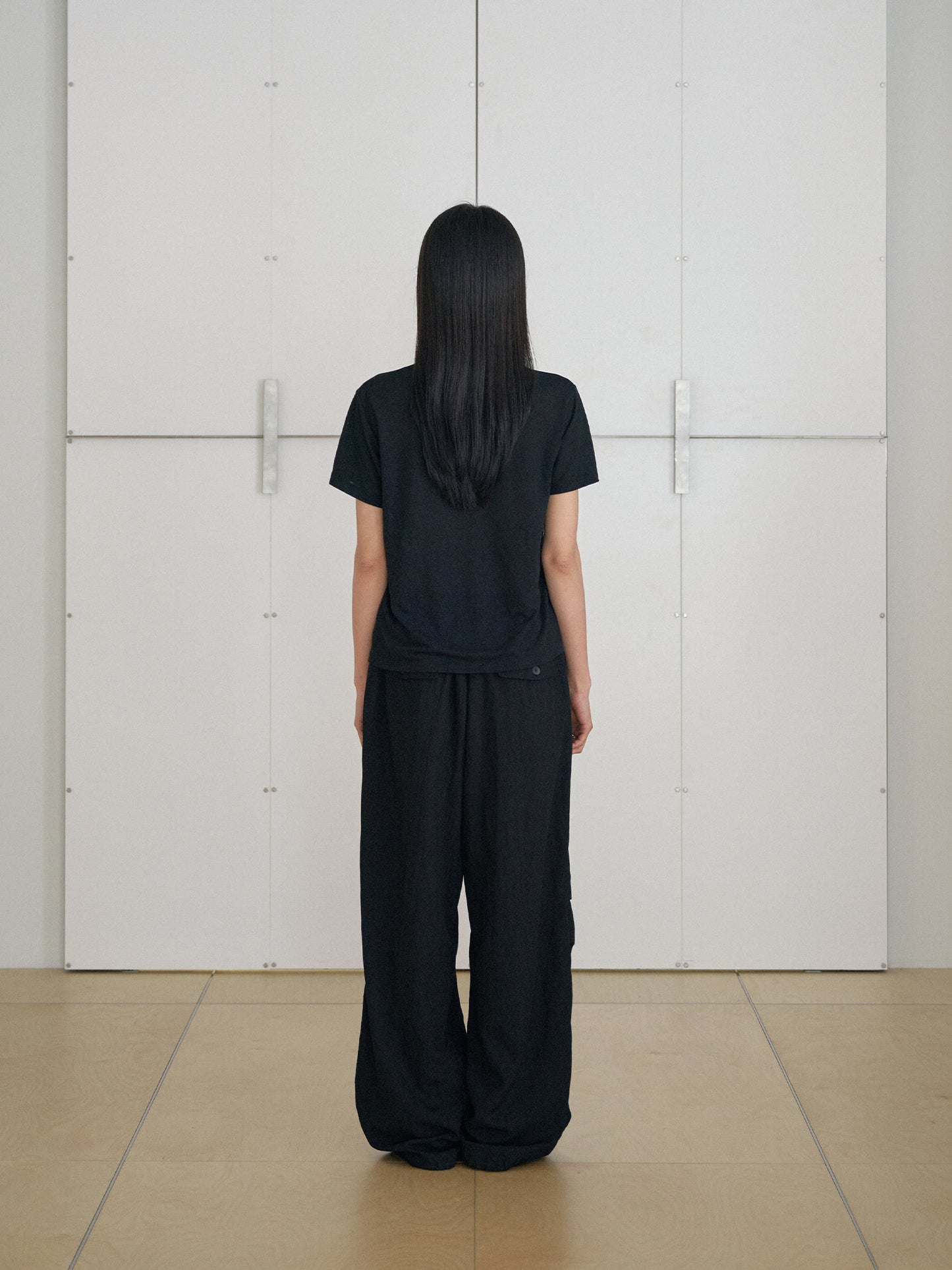 Linen Basic Short Sleeve - Black