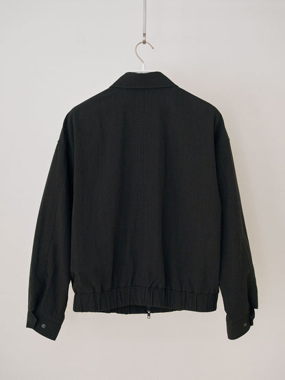MARAN Washed Gabardine Blouson - Black 商品画像13/21