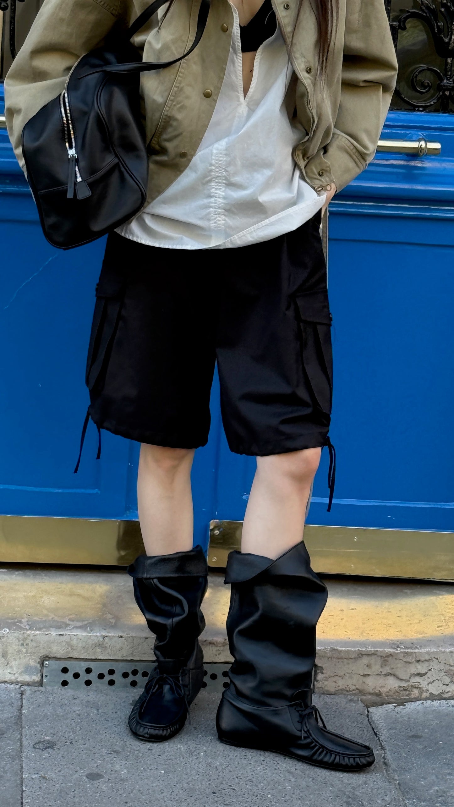 Cargo Capri Pants