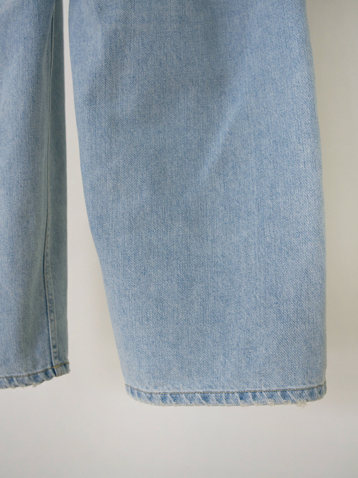 Curved Denim Pants - Light Indigo 6