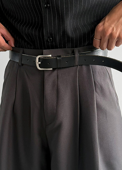 Two-Tuck Wide Slacks