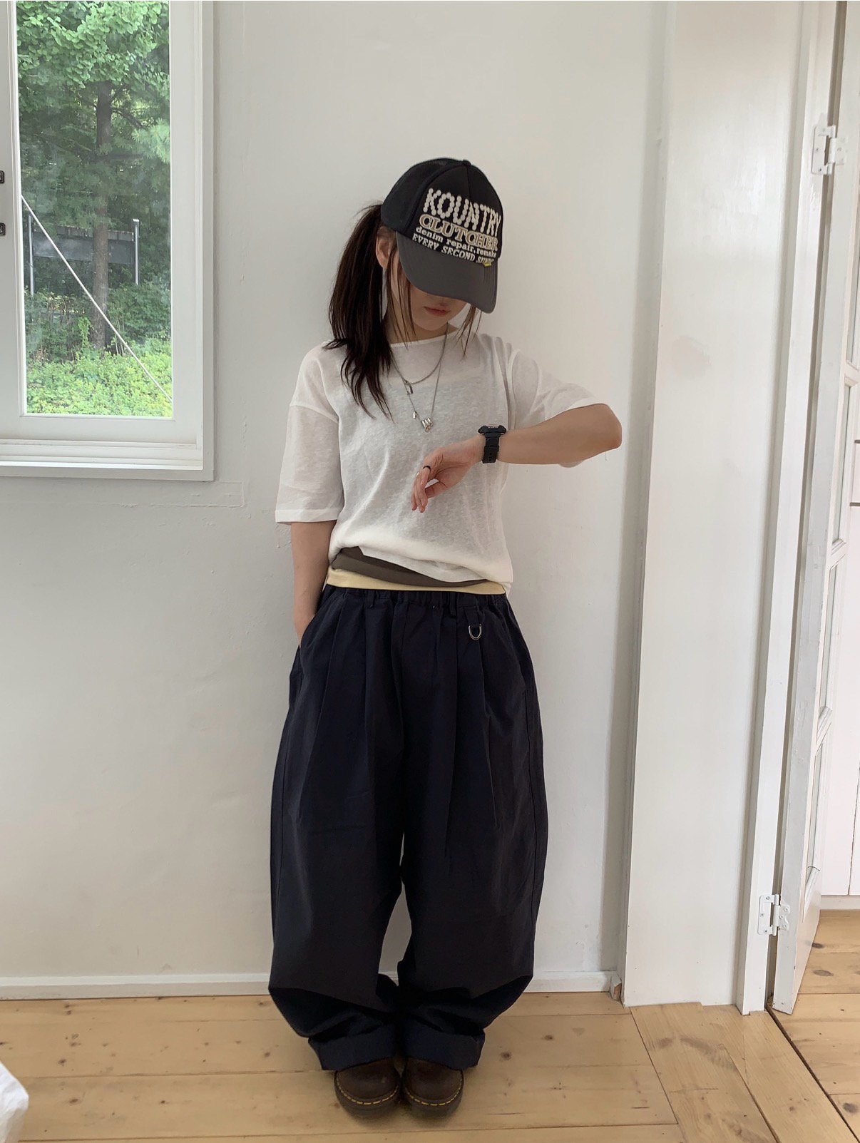 Gabardine D-Ring Pants