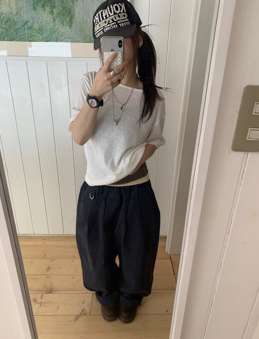 Gabardine D-Ring Pants