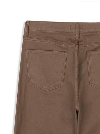 Heavy Cotton Curve Bootcut Pants