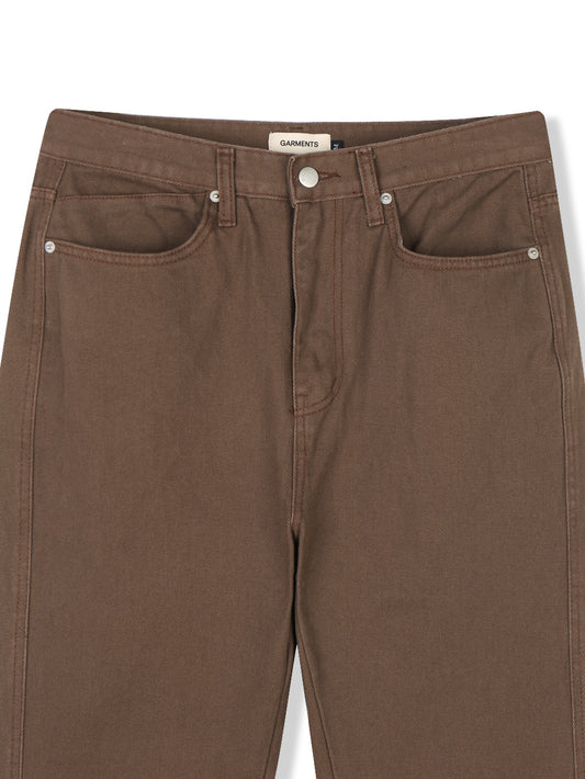 Heavy Cotton Curve Bootcut Pants