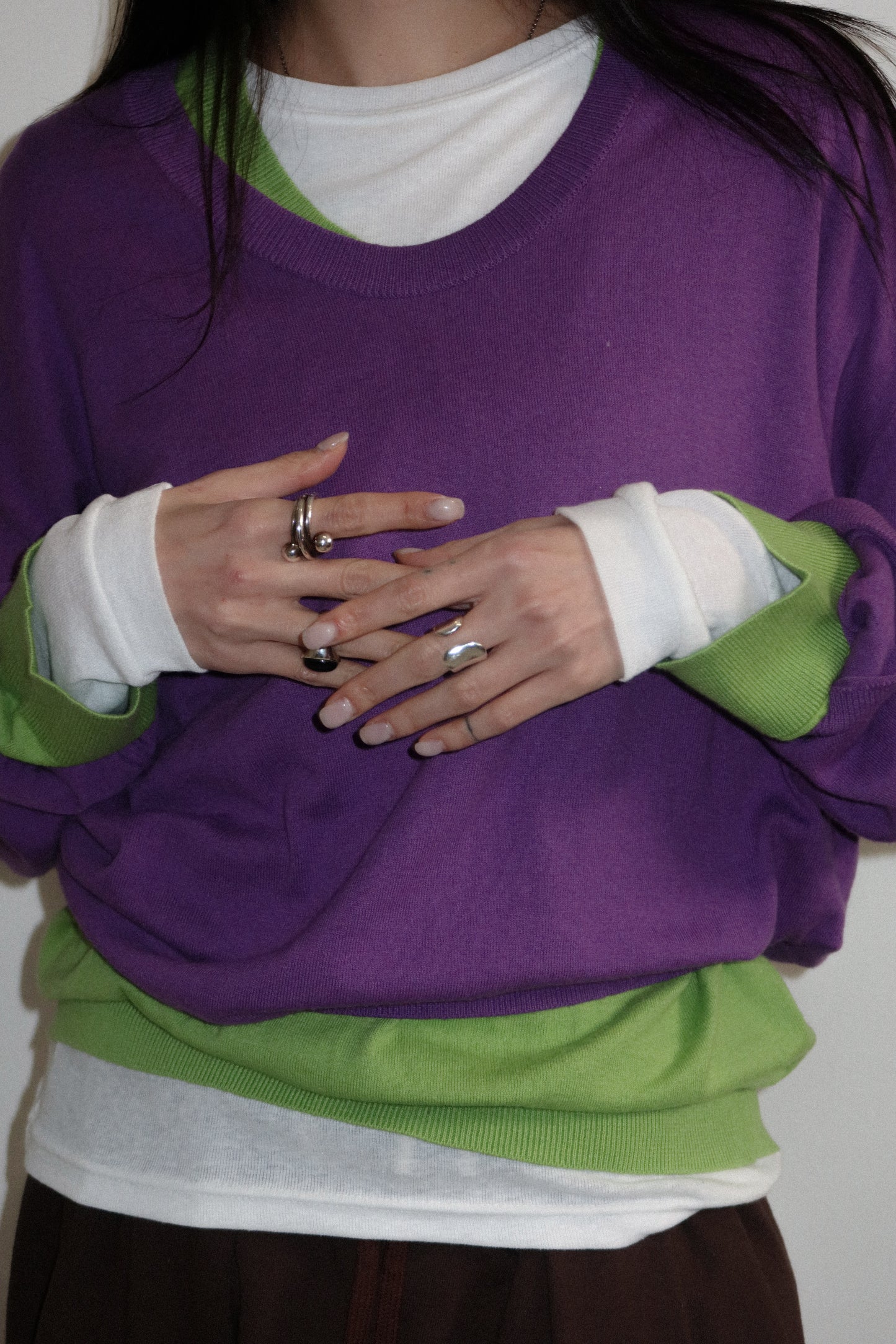 Oversized V-Neck Knit