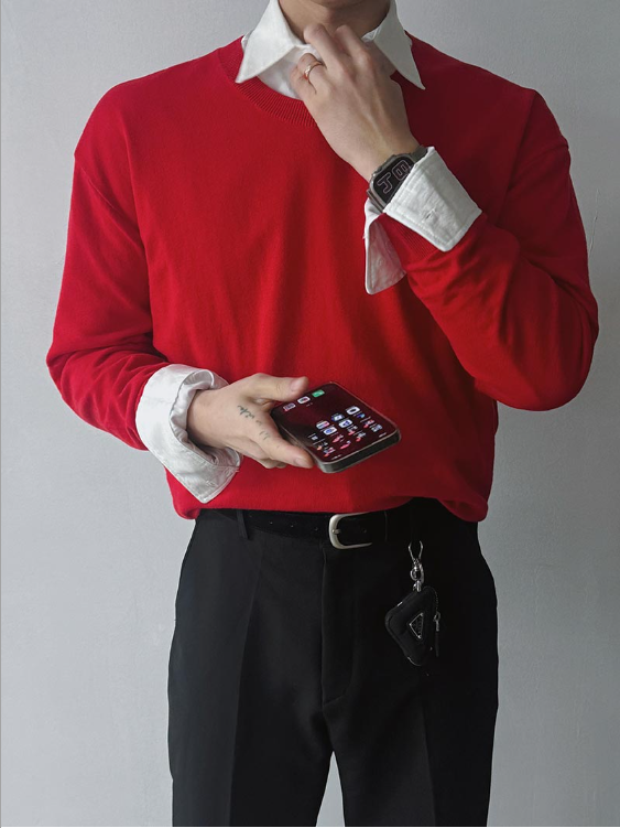 Oversized V-Neck Knit