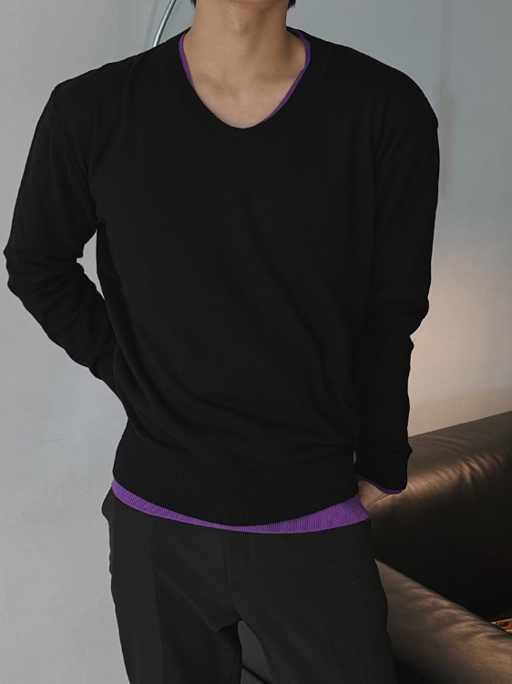 Oversized V-Neck Knit