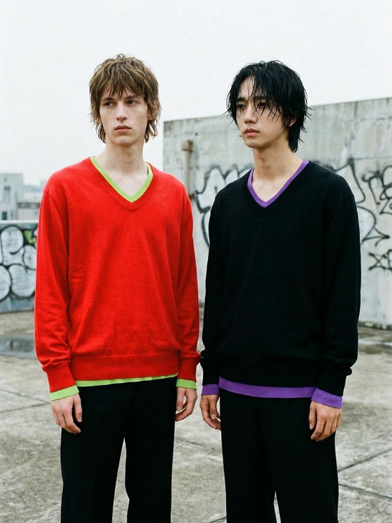 Oversized V-Neck Knit