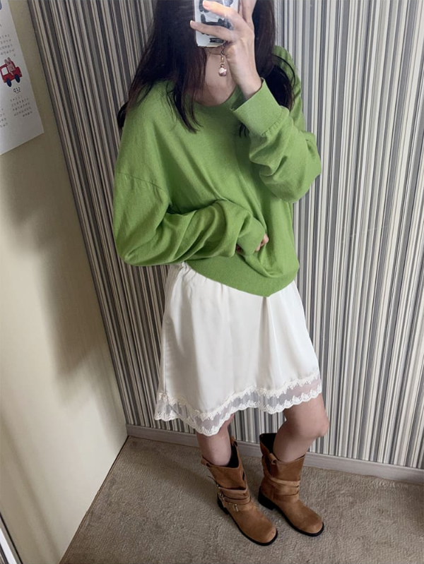 Oversized V-Neck Knit