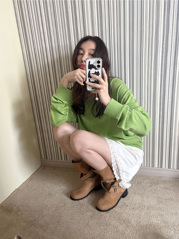 Oversized V-Neck Knit