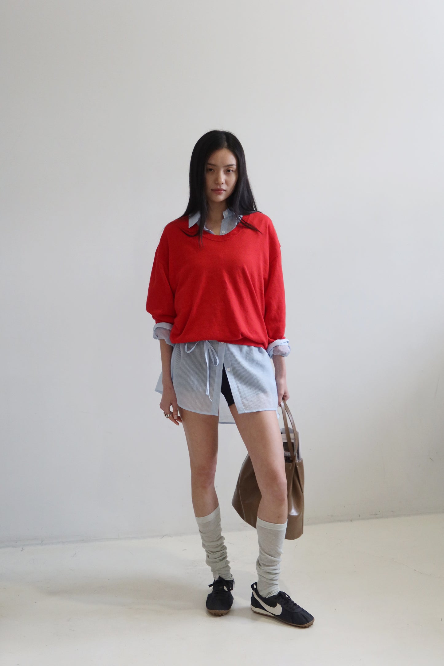 Oversized V-Neck Knit