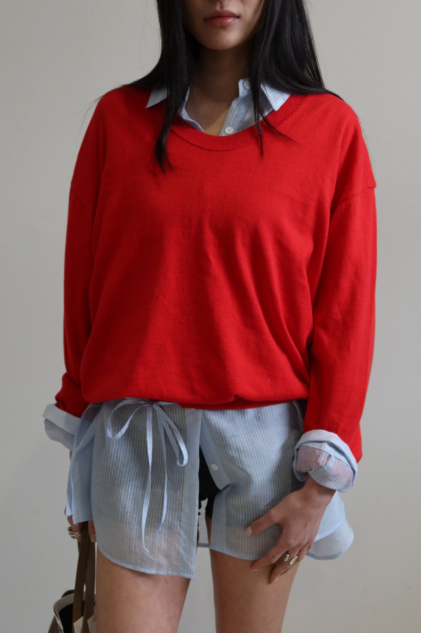 Oversized V-Neck Knit