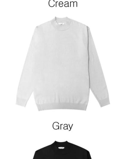 クリーンハーフポロニット GRAY