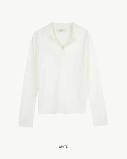 [BLOSSOM H COMPANY 2025SS] EL COLLAR KNIT