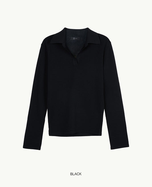 [BLOSSOM H COMPANY 2025SS] EL COLLAR KNIT