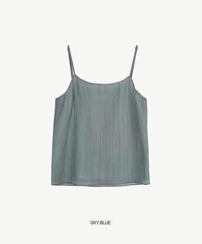 [BLOSSOM H COMPANY 2025SS] MOC WRINKLE SLEEVELESS
