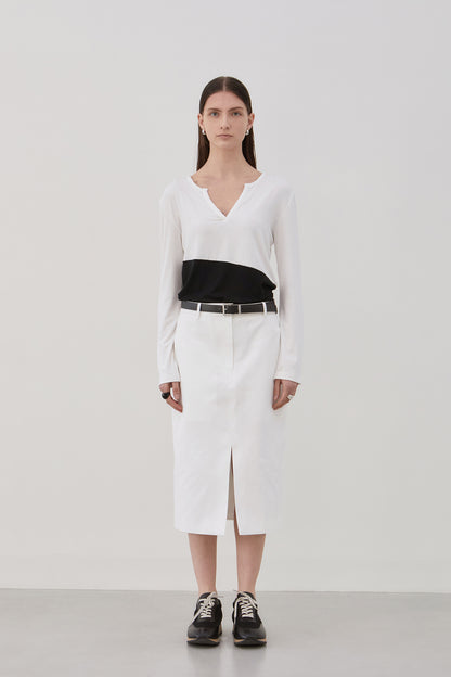 [BLOSSOM H COMPANY 2025SS] DERE MIDI SKIRT