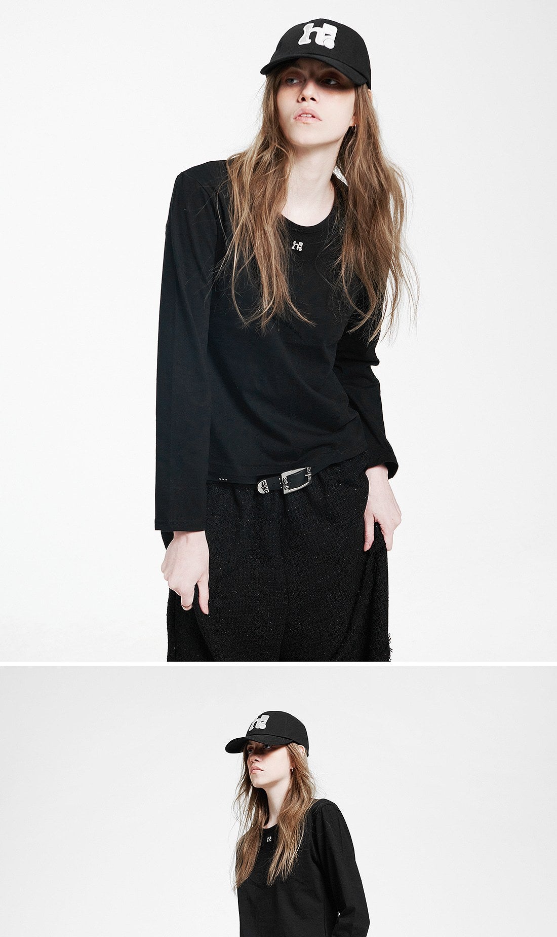 Point Symbol Black Long Sleeve