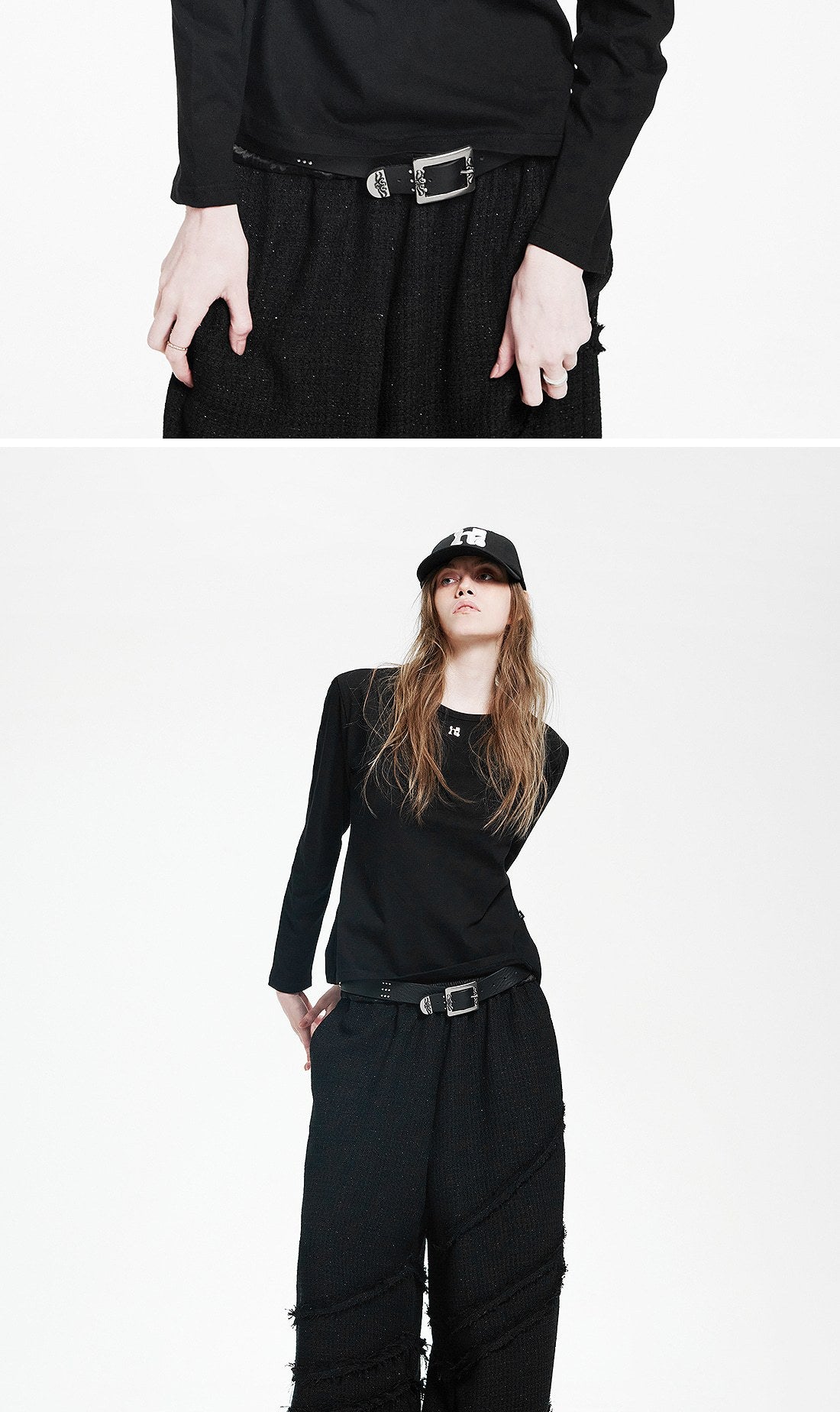 Point Symbol Black Long Sleeve