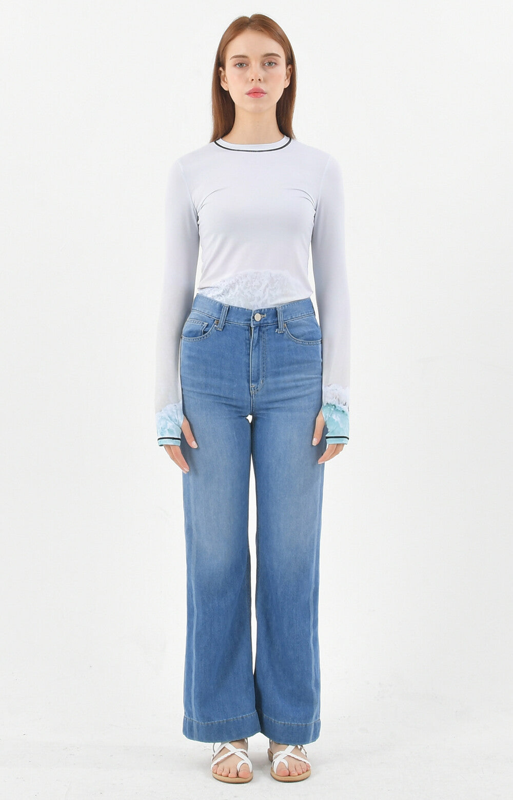 PRINT LONG SLEEVE ROUND T-SHIRT_[WAVE1]