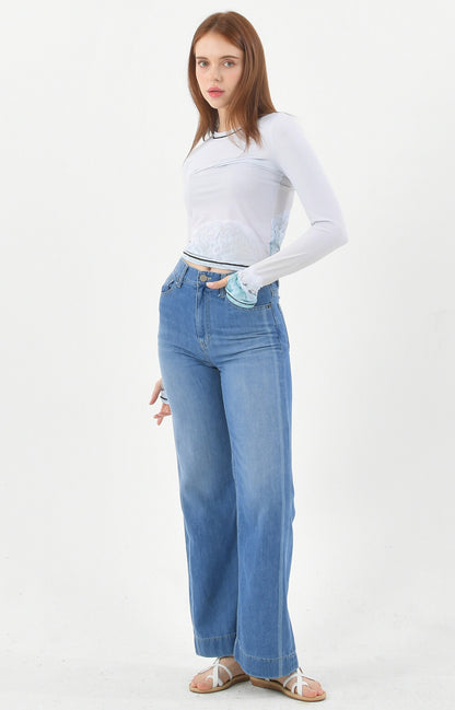 PRINT LONG SLEEVE ROUND T-SHIRT_[WAVE1]