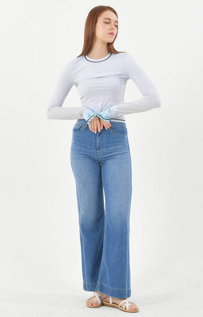 PRINT LONG SLEEVE ROUND T-SHIRT_[WAVE1]