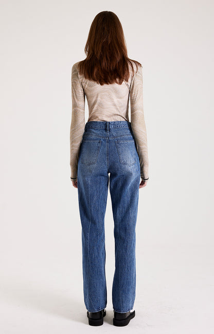 PRINT LONG SLEEVE ROUND T-SHIRT_[SAND]