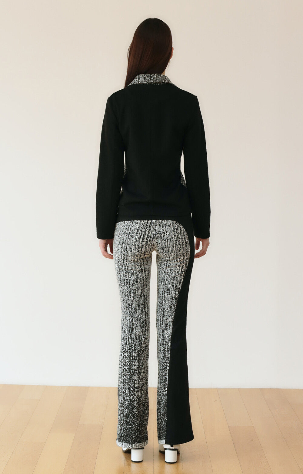 JACQUARD GRADATION TWO WAY JUMPER