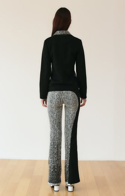JACQUARD GRADATION TWO WAY JUMPER