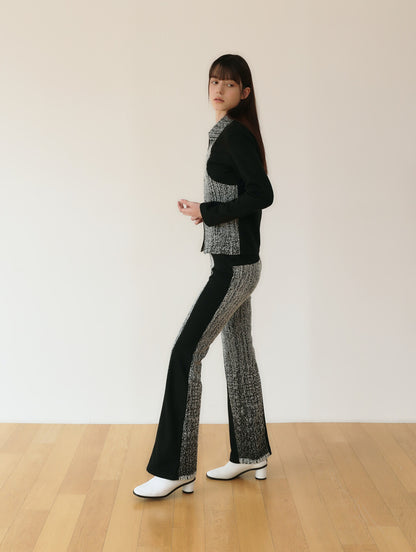 JACQUARD GRADATION TWO WAY JUMPER