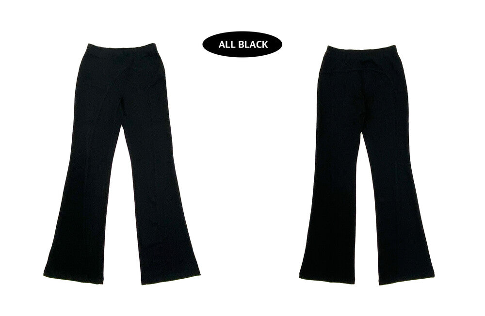 JACQUARD LOW RIZE BANDING PANTS_ SEMI BOOTS CUT