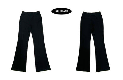 JACQUARD LOW RIZE BANDING PANTS_ SEMI BOOTS CUT