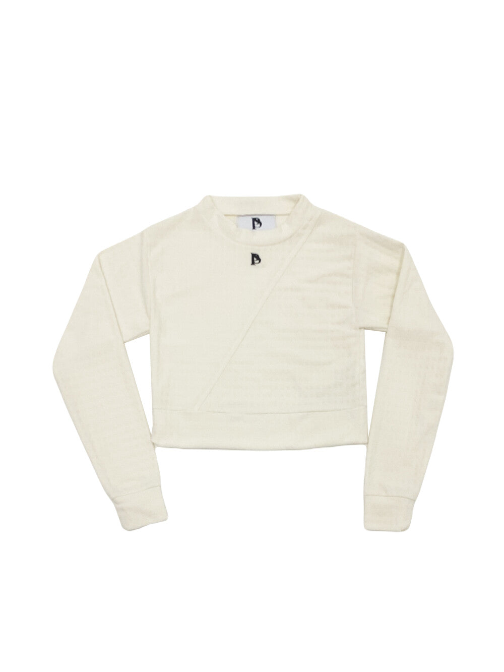 POLAR FLEECE LOGO CROP T-SHIRT