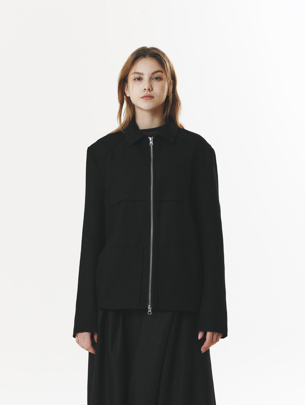 WOOL LIGHT JUMPER BLACK