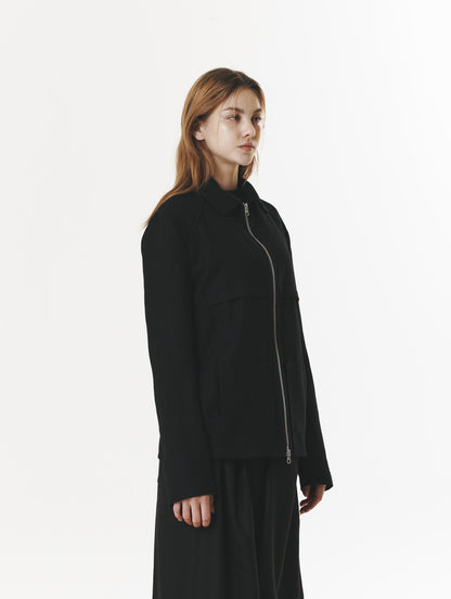 WOOL LIGHT JUMPER BLACK