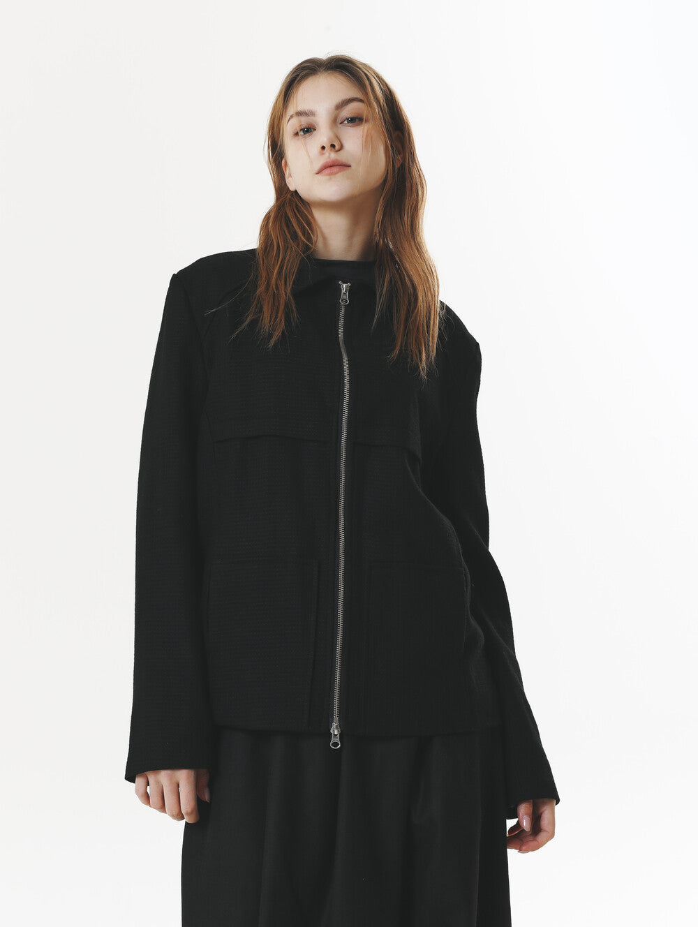 WOOL LIGHT JUMPER BLACK