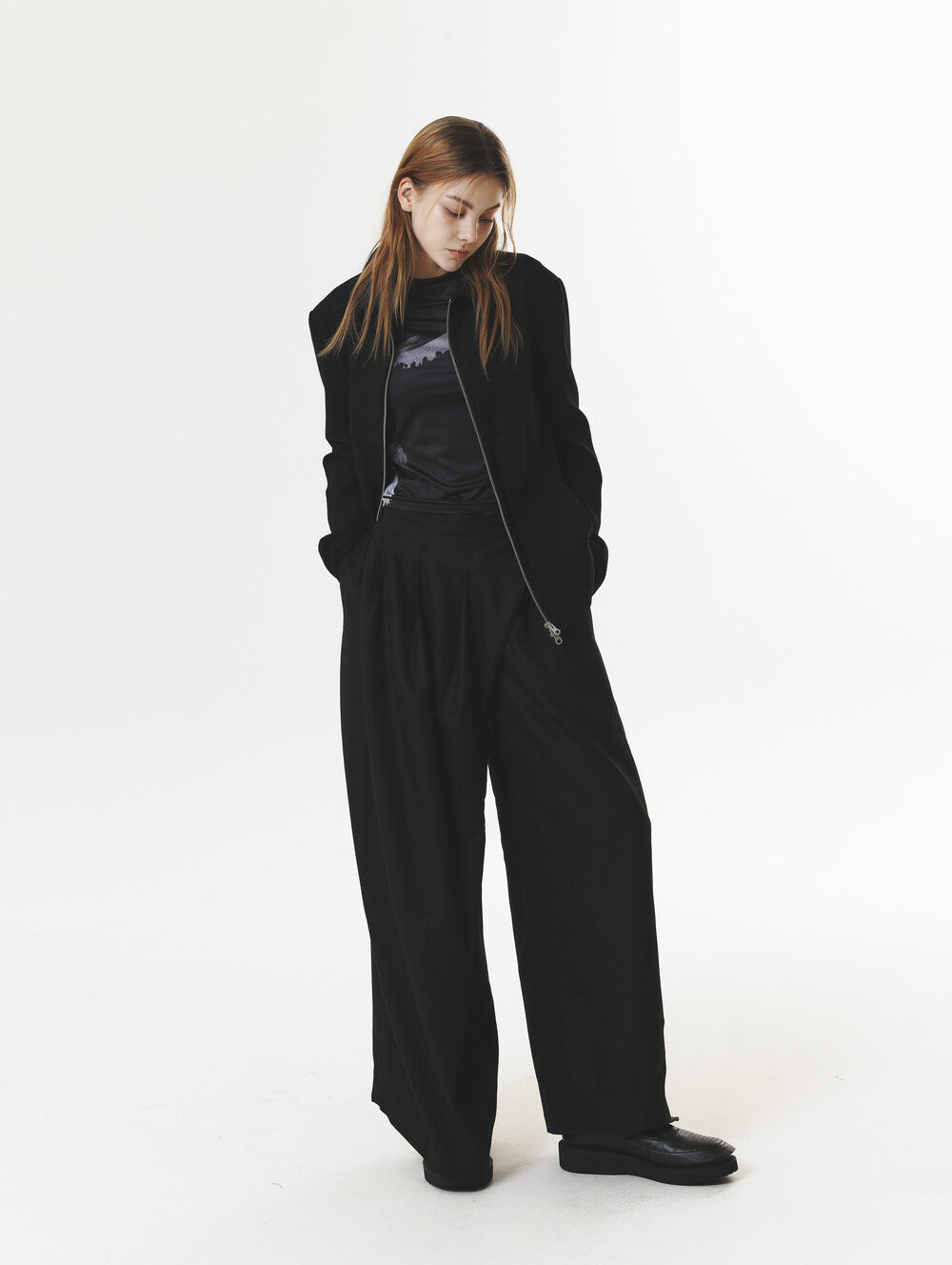 WOOL LIGHT JUMPER BLACK