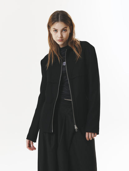 WOOL LIGHT JUMPER BLACK