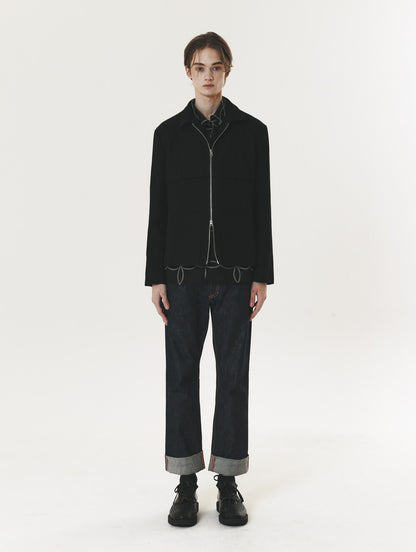 WOOL LIGHT JUMPER BLACK