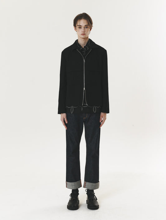 WOOL LIGHT JUMPER BLACK