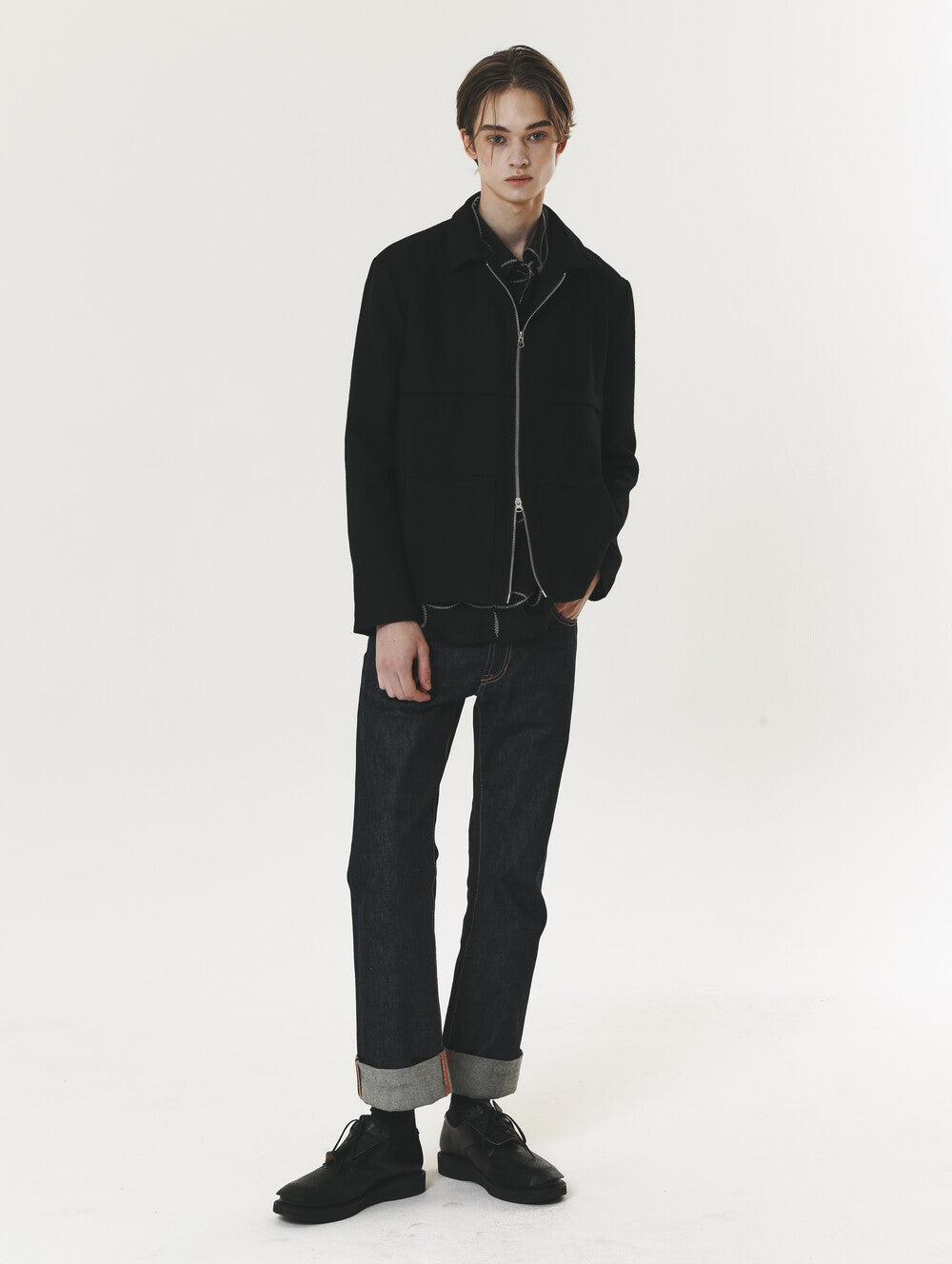 WOOL LIGHT JUMPER BLACK