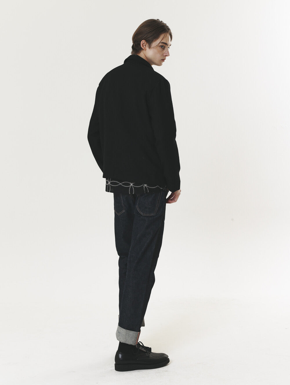 WOOL LIGHT JUMPER BLACK