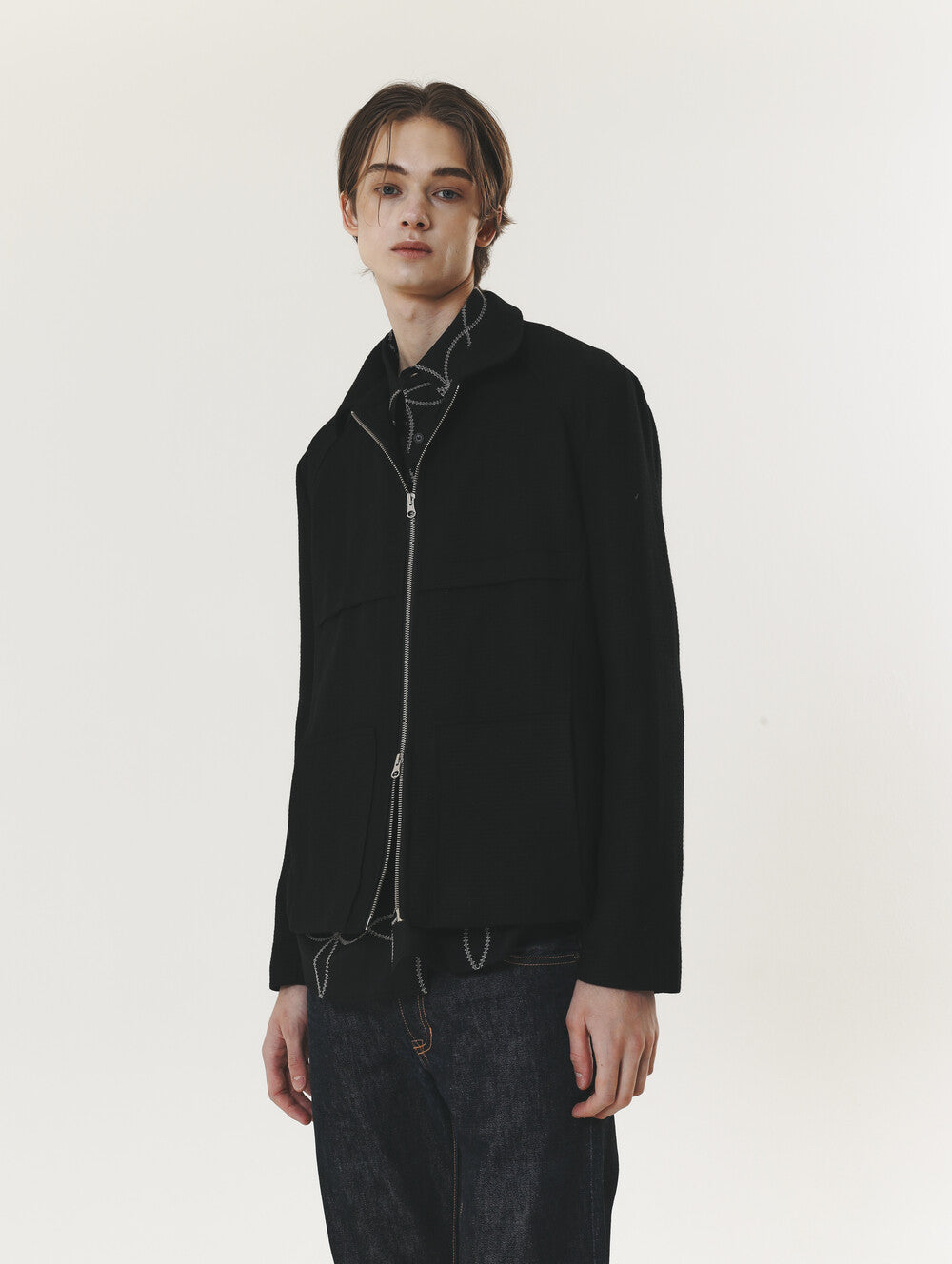 WOOL LIGHT JUMPER BLACK